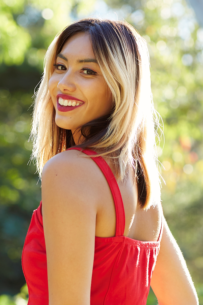 backlit example portrait